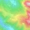 Mapa topográfico Frontignano di Ussita, altitude, relevo