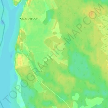 Mapa topográfico Ручьи, altitude, relevo