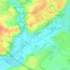 Mapa topográfico Le Gros Noyer, altitude, relevo