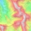 Mapa topográfico La Mitra, altitude, relevo