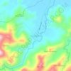 Mapa topográfico Kamubheka, altitude, relevo
