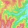Mapa topográfico Bertail, altitude, relevo