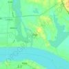 Mapa topográfico Bahe, altitude, relevo
