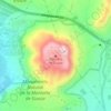 Mapa topográfico Montaña de Guaza, altitude, relevo