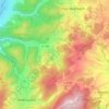 Mapa topográfico Stettbach, altitude, relevo