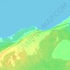 Mapa topográfico Grande-Anse, altitude, relevo