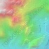 Mapa topográfico Cabeça de Peixe, altitude, relevo