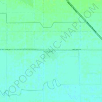 Mapa topográfico Gulf, altitude, relevo