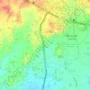 Mapa topográfico Montong, altitude, relevo
