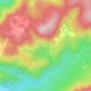 Mapa topográfico Bilzese, altitude, relevo