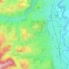 Mapa topográfico Vorderbitzi, altitude, relevo