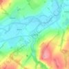 Mapa topográfico Wormington, altitude, relevo