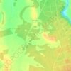 Mapa topográfico Marzal, altitude, relevo