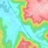 Mapa topográfico Cushion, altitude, relevo