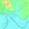 Mapa topográfico Koto Tuo Baserah, altitude, relevo