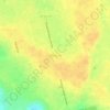 Mapa topográfico Zango IV, altitude, relevo