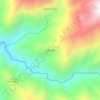 Mapa topográfico Caño Frio, altitude, relevo