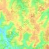Mapa topográfico Le Mollard, altitude, relevo