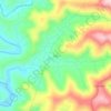 Mapa topográfico Popi, altitude, relevo