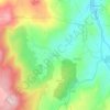 Mapa topográfico Gradiz, altitude, relevo