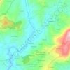 Mapa topográfico Rio, altitude, relevo