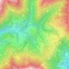 Mapa topográfico Zambla Bassa, altitude, relevo
