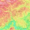 Mapa topográfico Khimki, altitude, relevo