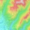Mapa topográfico Pellizzana, altitude, relevo