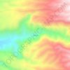 Mapa topográfico Cahuisa, altitude, relevo