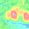 Mapa topográfico Ленк, altitude, relevo