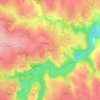 Mapa topográfico Beaubignat, altitude, relevo