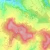 Mapa topográfico Haute Souris, altitude, relevo