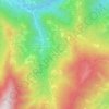 Mapa topográfico Chiot Martin, altitude, relevo
