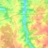 Mapa topográfico Jaunay, altitude, relevo