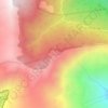 Mapa topográfico Chatakpur, altitude, relevo