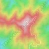 Mapa topográfico 大熊山, altitude, relevo