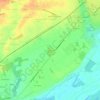 Mapa topográfico La Grenouillère, altitude, relevo