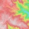 Mapa topográfico Beaume, altitude, relevo