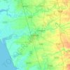 Mapa topográfico Navsari, altitude, relevo