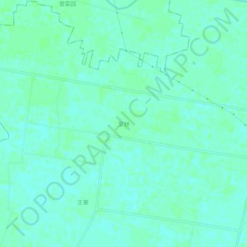 Mapa topográfico Tanglin, altitude, relevo