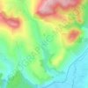 Mapa topográfico Hoghia, altitude, relevo
