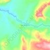 Mapa topográfico Barão de Guaicuhy, altitude, relevo