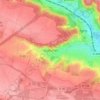 Mapa topográfico Vauhallan, altitude, relevo