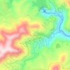Mapa topográfico Makhoabeng, altitude, relevo