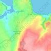 Mapa topográfico Coat Carric, altitude, relevo