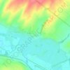 Mapa topográfico Gerson, altitude, relevo
