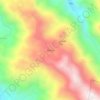 Mapa topográfico Checan, altitude, relevo