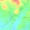 Mapa topográfico Pipe Creek, altitude, relevo