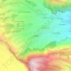Mapa topográfico Jenggiri, altitude, relevo