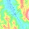 Mapa topográfico Fraguas (Machuca), altitude, relevo